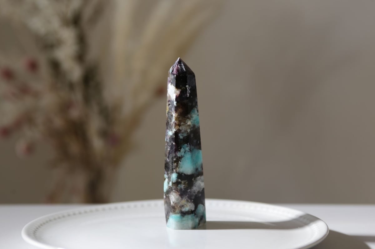 アマゾナイト＆スモーキークォーツ ポイント | Y.S.Y24