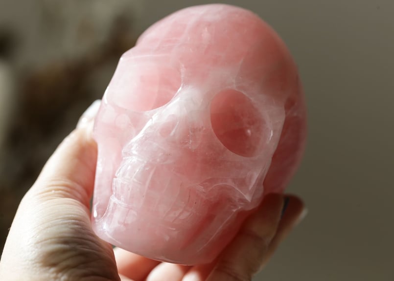 ローズクォーツ スカル 【素直さ】 | Y.S.Y24