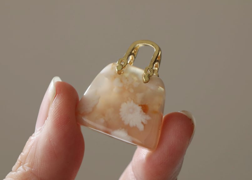 悟りのシッディ入り】春のチェリーブロッサムアゲートセット | Y.S.Y24