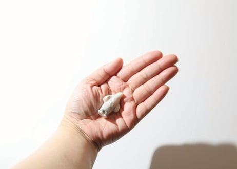 【有るものを見る】チェリーブロッサムアゲート ペンギン