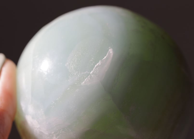 染み渡る】ピスタチオカルサイト スフィア | Y.S.Y24