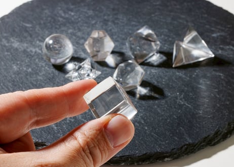 技封入❣️【自分の中の魔法を強くする】ガネッシュヒマール産水晶 幾何学セット ラクタの箱付き ※イベントクーポン使用不可