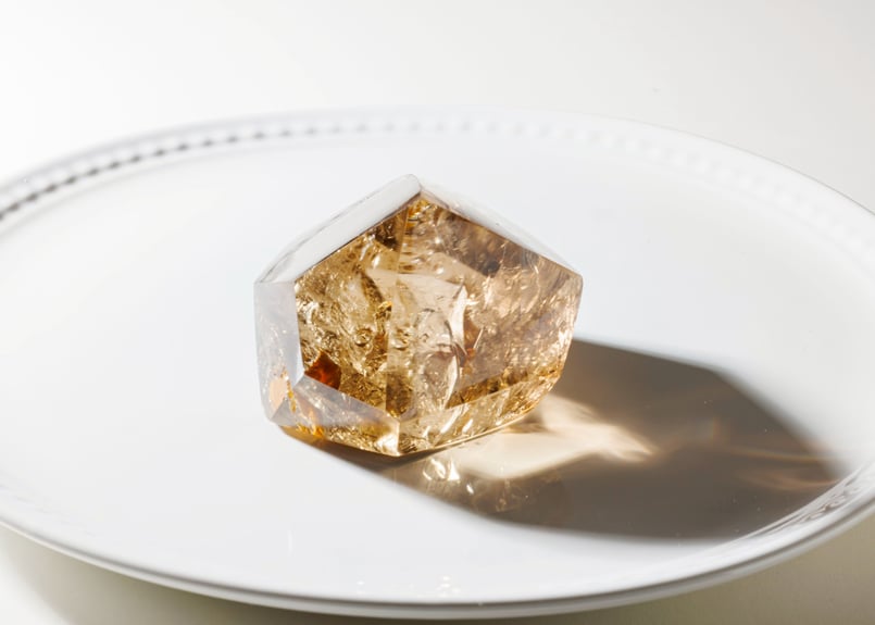 大技封入❣️【空海】虹入り ナチュラルスモーキーシトリン フリー