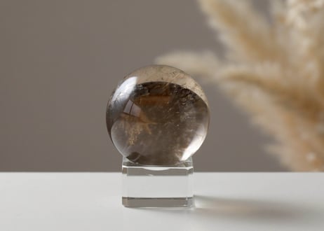 【自然界の芸術】ルチル＆クォーツインクォーツ 特別なスフィア
