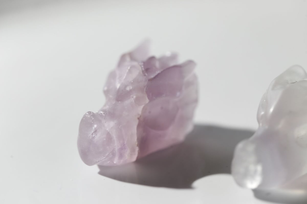 聡明な龍】ラベンダーフローライト ミニドラゴン | Y.S.Y24