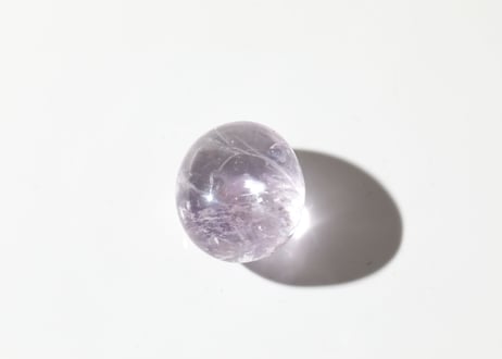 【小さな宇宙】ハイクオリティ 虹入りアメジスト タンブル