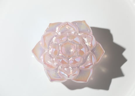 【mystic energy】エンジェルオーラローズクォーツの蓮の花