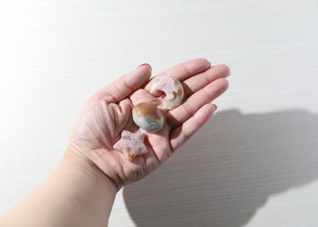 【幸せな時間】大好き チェリーブロッサムアゲート セット A