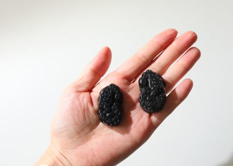 【現実を動かす】レインボーオブシディアン ヒキュウペア
