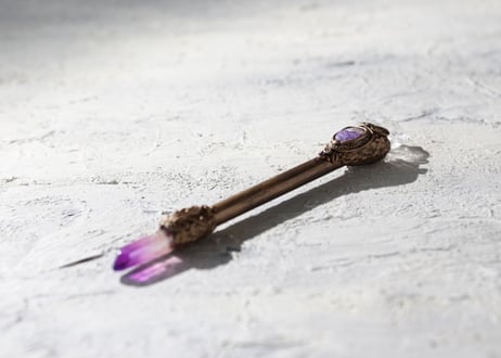 【J.U.rinne】〈Juriの妖精からのリーディングメッセージ付き〉ヒマラヤ水晶 ガネーシャ ワンド