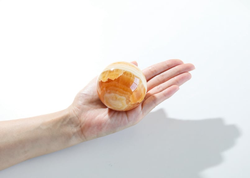 あらゆる可能性の扉を開く技入り】オレンジカルサイト スフィア 金の