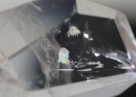 【叡智の結晶】虹入り レムリアンクォーツ 磨き