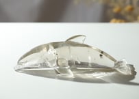 大技封入❣️【宝船】ミナスジェライス州産 虹入り ナチュラルシトリン イルカ【シリウスからのメッセージ】