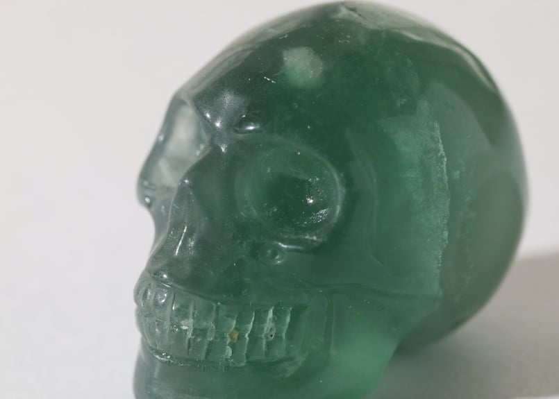 聖なる閃き】グリーンフローライト スカル | Y.S.Y24