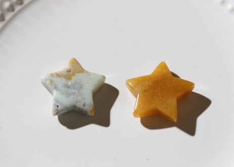 アマゾナイトと翡翠の星セット　【Chance】