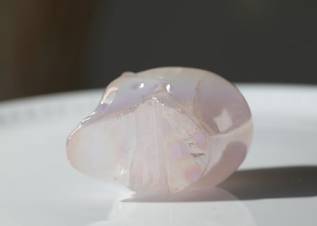 【潤い美人】エンジェルオーラ ローズクォーツ スカル