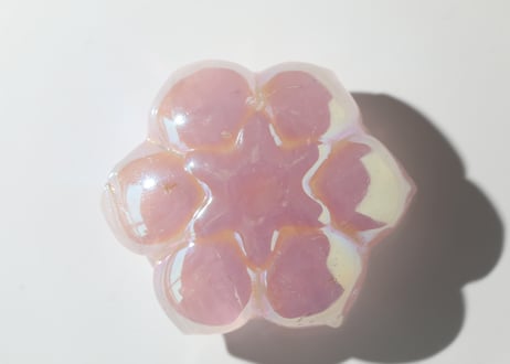 【mystic energy】エンジェルオーラローズクォーツの蓮の花
