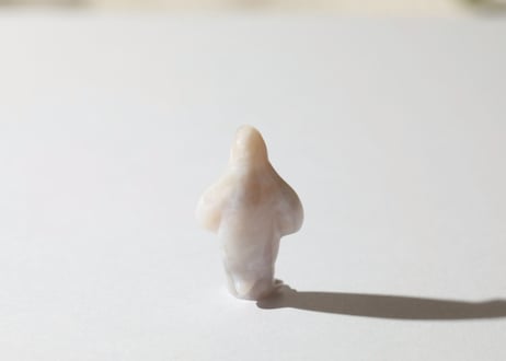 【憩いの広場】チェリーブロッサムアゲート ペンギン