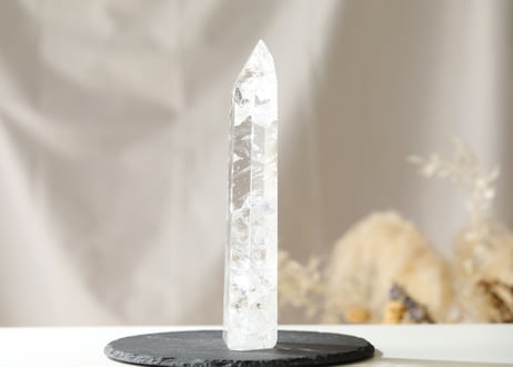 ハイクオリティ　虹入り レムリアンシード 磨き ルチル入り【家を守る】