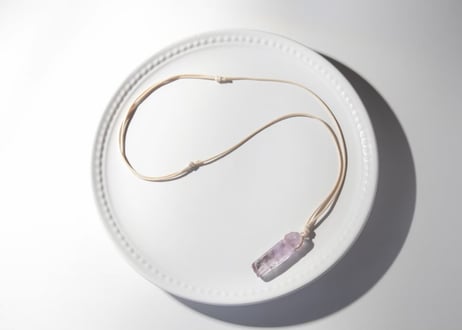ラベンダーアメジスト こどもまもり long（ベージュ紐）※クーポン使用不可