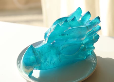 アクアオーラクォーツ ドラゴン　【空と海をまたぐ】