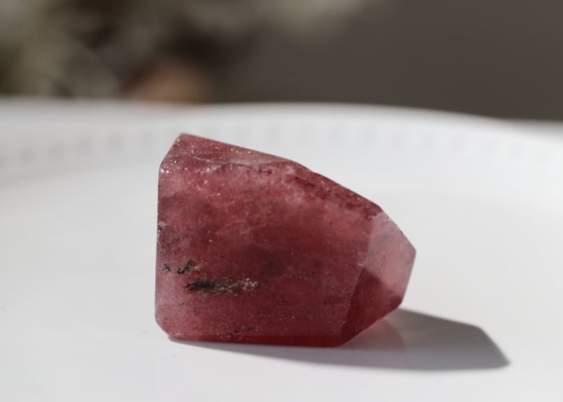 【天然石】ストロベリークォーツ フリーフォーム ストロベリークォーツ フリーフォーム 【寄り添う】 | Y.S.Y24