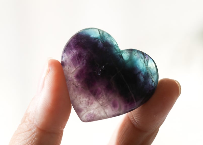 宇宙の色で描く】レインボーフローライト ハート | Y.S.Y24
