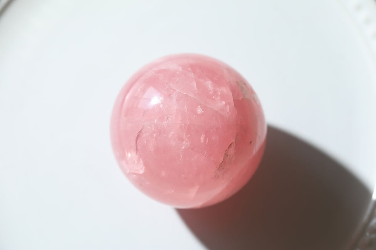 ローズクォーツ スフィア 【桃色の夢】 | Y.S.Y24