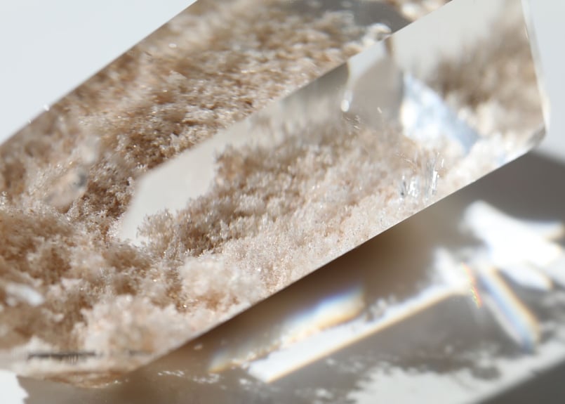 2512Lin⑫【ハイクオリティ】ホワイトガーデンクォーツ ポイント | Y.S.Y24