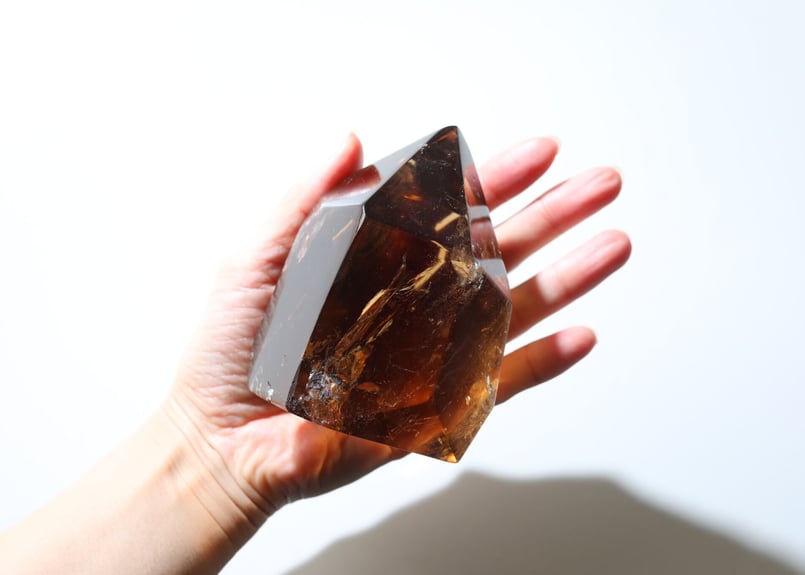 1970年代 ミナスジェライス州産 コニャックカラーナチュラルシトリン