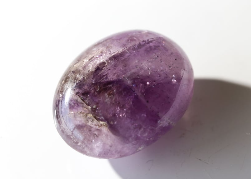寄り添う】アメジスト 握り石 | Y.S.Y24
