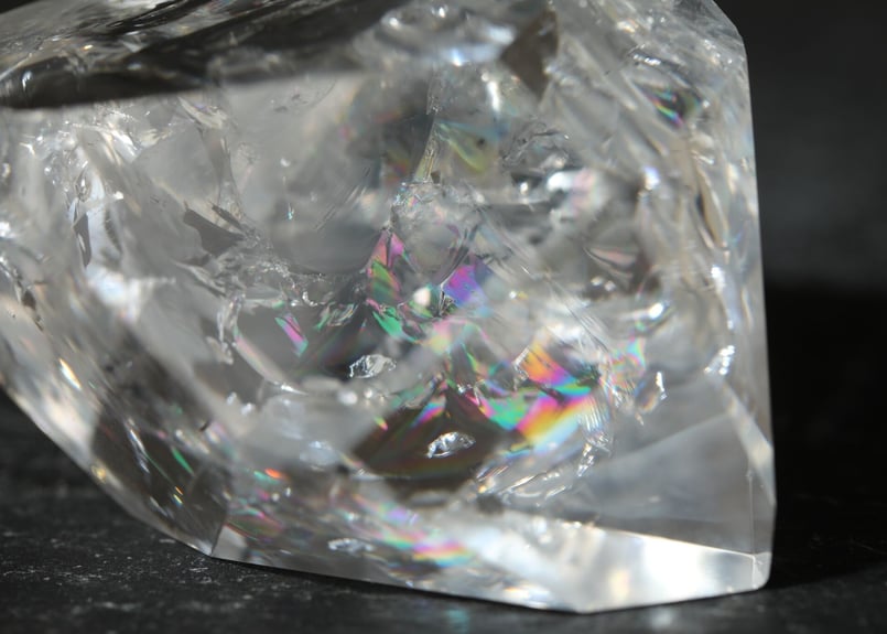 神聖な場所】虹入り レムリアンシード 磨き 台座付き | Y.S.Y24