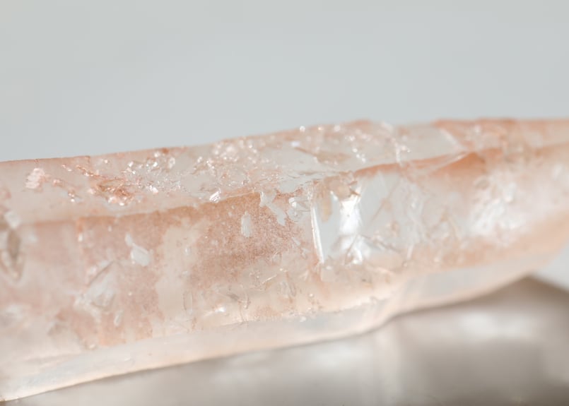 ハートからの願い】ピンクレムリアンクォーツ パストタイムリンク入り