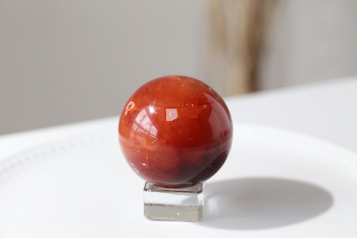 燃える】カーネリアン スフィア | Y.S.Y24