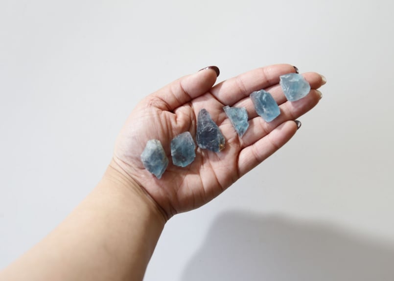 りゃ！メキシコ産　パープルカラー　フローライト　2個セット　原石　鉱物標本 りゃ！メキシコ産 パープルカラー フローライト 2個セット 原石