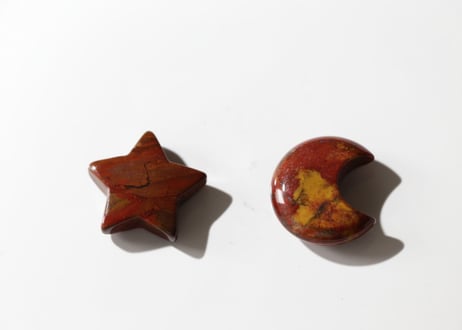 【カフェで一息】ムーカイトジャスパー 星と月