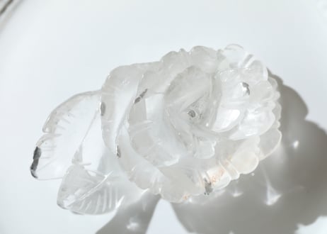 技封入❣️【高次元・高周波数の人を呼ぶ】<リメイク> 虹入り クリアクォーツ バラ ※イベントクーポン使用不可