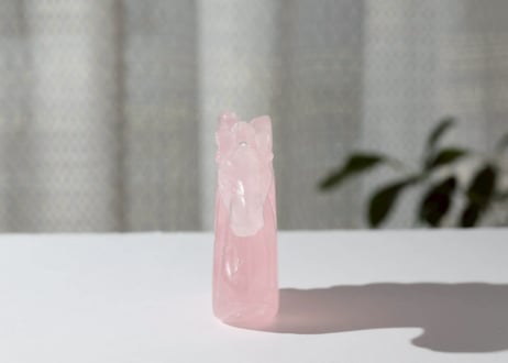 葉月ゆうによる技封入❣️【超越した幸運/良いカルマ/フロー】ローズクォーツの大きなユニサス ※イベントクーポン使用不可