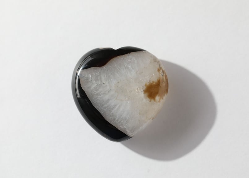 良縁に恵まれる】ブラックアゲート ハート | Y.S.Y24