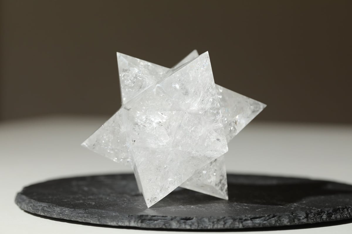 次元上昇】ブラジル産 虹入り クリアクォーツ アステロイド | Y.S.Y24