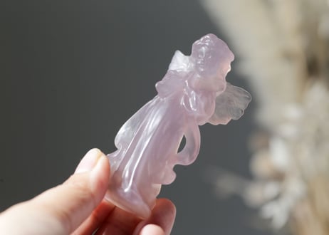 【祈り】パープルフローライト 天使