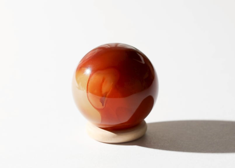 愛から生まれた】カーネリアン スフィア | Y.S.Y24