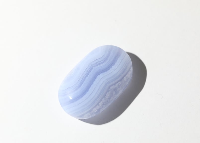 よしみ様 ラスト レア 高品質 ブルー ゴビアゲート ゴビ瑪瑙 握り石 聖