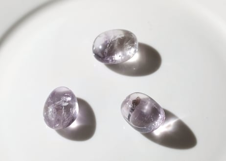 【優しさを添える】ハイクオリティアメジスト タンブル（3個セット）