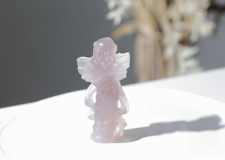 【祈り】パープルフローライト 天使