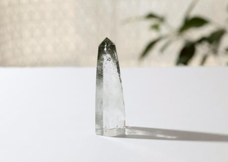 【CHAOSCLEARING カオス解消（自分を超えて成長する）シジル封入 オリジナルカード付き❣️】クローライト入り ガネッシュヒマール産水晶 ポイント ※イベントクーポン使用不可