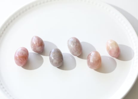 【親愛なる人たち】パープルローズクォーツ タンブル（6個セット）