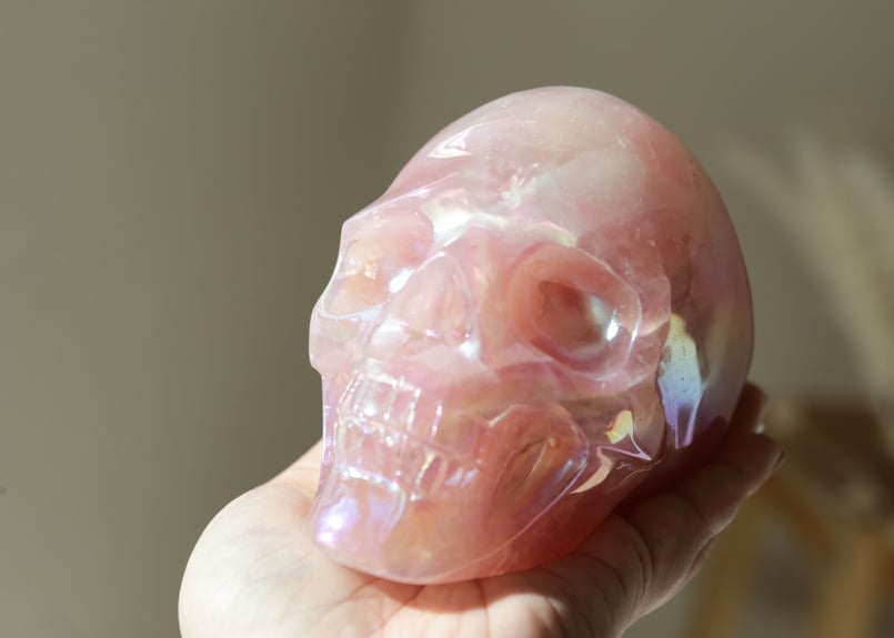 オーラクォーツスカル