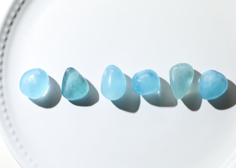 アクアマリンミニタンブルNo.2061 アクアマリンミニタンブルNo.2061 アクアマリン チップ（ミニ