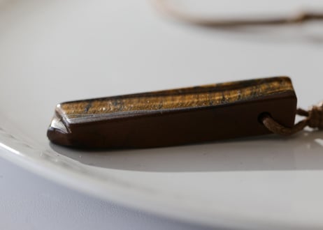 タイガーアイ こどもまもりlong（茶紐・ベージュ紐）※クーポン使用不可